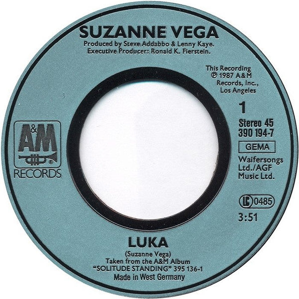Suzanne Vega : Luka (7", Single)