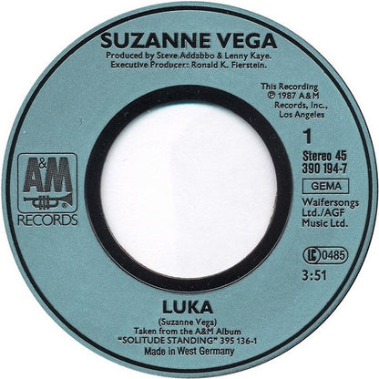 Suzanne Vega : Luka (7", Single)
