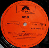 Opus : Solo (LP, Album)