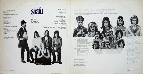 East Of Eden (2) : Snafu / Mercator Projected (2xLP, Comp)