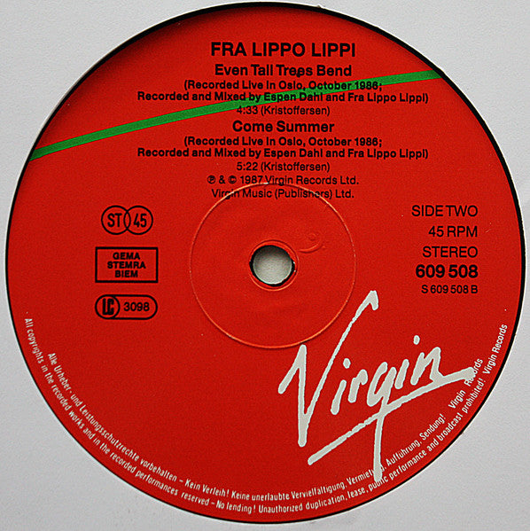 Fra Lippo Lippi : Some People (12")