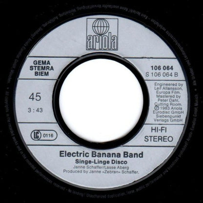 Electric Banana Band : U.F.B. (7", Single)