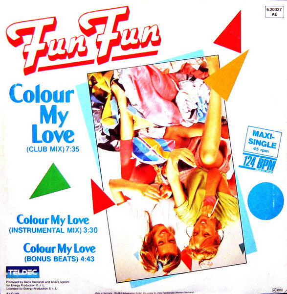Fun Fun : Colour My Love (12", Maxi)