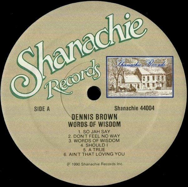 Dennis Brown : Words Of Wisdom (LP, Album, RE)