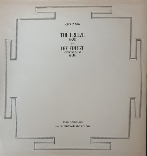Spandau Ballet : The Freeze (12", Single)
