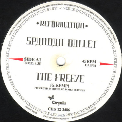 Spandau Ballet : The Freeze (12", Single)