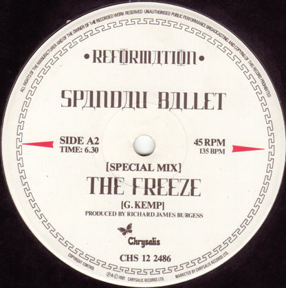Spandau Ballet : The Freeze (12", Single)