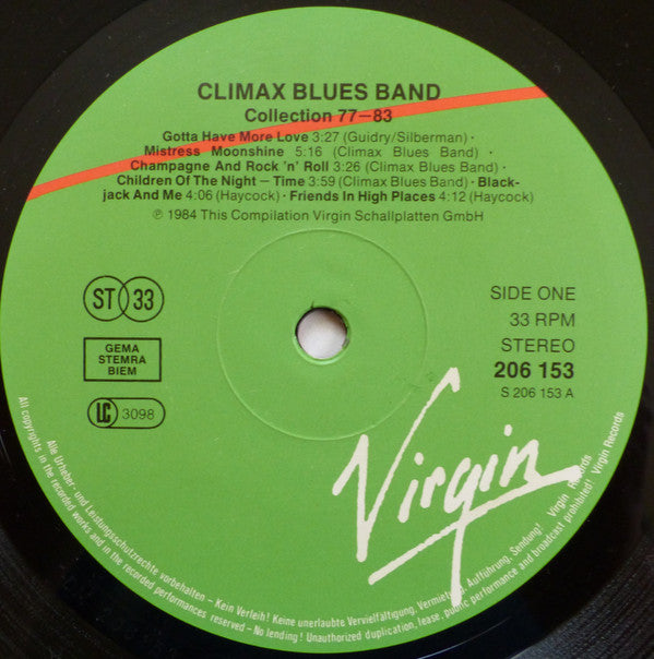 Climax Blues Band : Collection '77-'83 (LP, Comp)