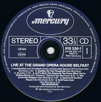 Van Morrison : Live At The Grand Opera House Belfast (LP, Album)