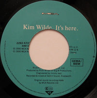 Kim Wilde : It's Here (7", Single, Lar)