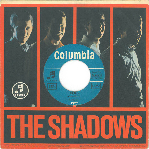 The Shadows : Dance On! (7", Single, Mono)