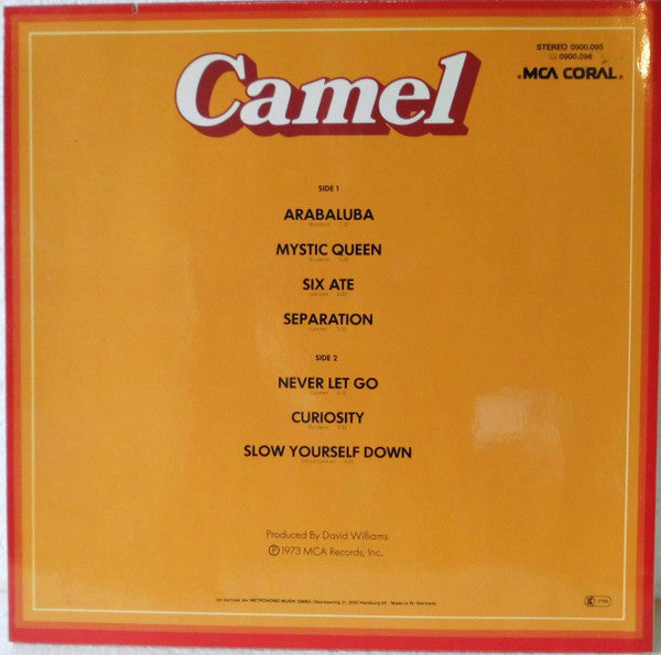 Camel : Camel (LP, Album, RE)