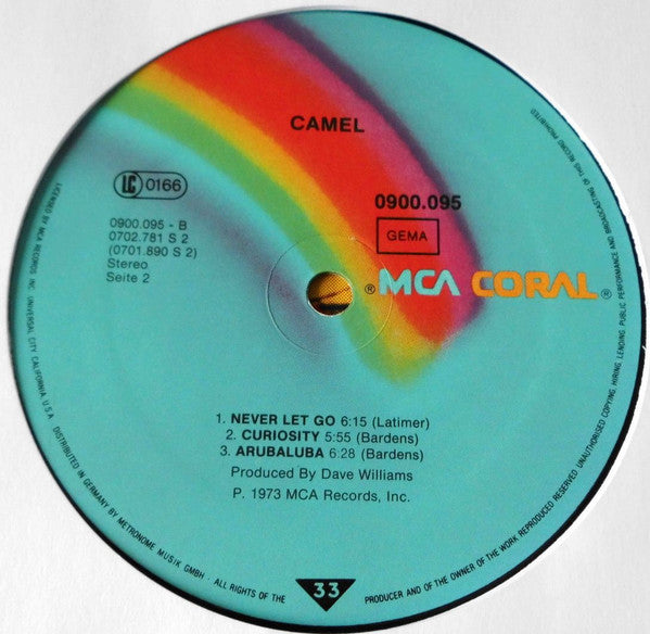 Camel : Camel (LP, Album, RE)