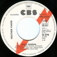 Heather Parisi : Disco Bambina (7", Promo)