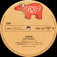 Cream (2) : Live Cream (LP, Album, RE)