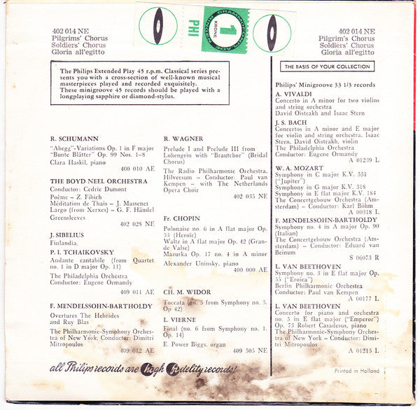Various : Pilgerchor (7", EP)