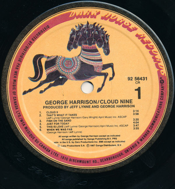 George Harrison : Cloud Nine (LP, Album)