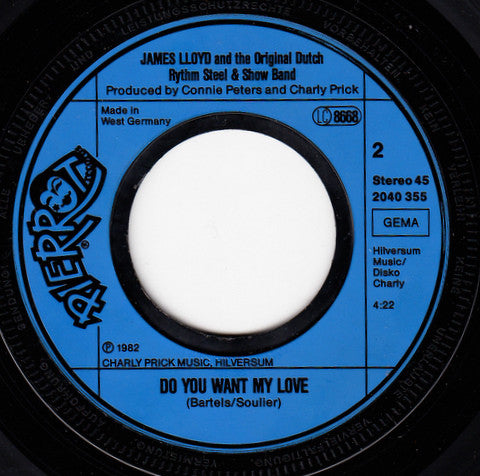 James Lloyd And The Original Dutch Rythm Steel & Show Band* : Limbo La La (7", Single)