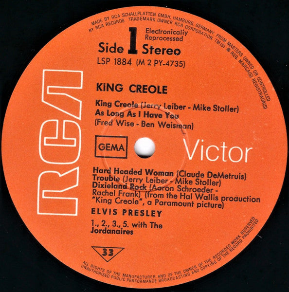 Elvis Presley : King Creole (LP, Album, RE)