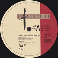 Deutsch Amerikanische Freundschaft : Voulez Vous Coucher Avec Moi Ce Soir (12", Maxi)