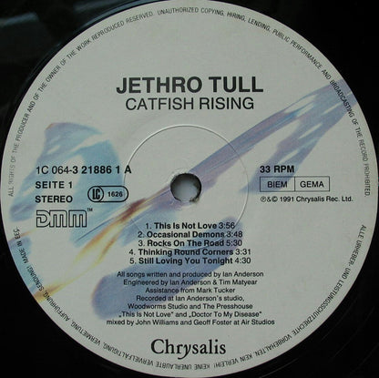 Jethro Tull : Catfish Rising (LP, Album)