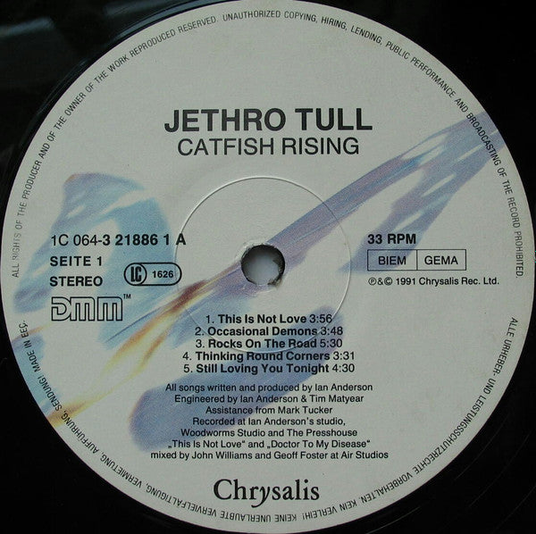 Jethro Tull : Catfish Rising (LP, Album)
