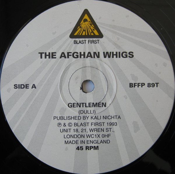 The Afghan Whigs : Gentlemen (12", Single, Ltd)