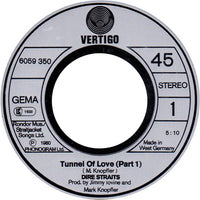 Dire Straits : Tunnel Of Love (7", Single)