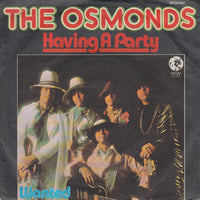 The Osmonds : Having A Party (7", Single)