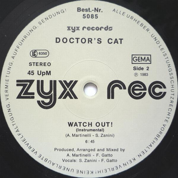 Doctor's Cat : Watch Out! (12")