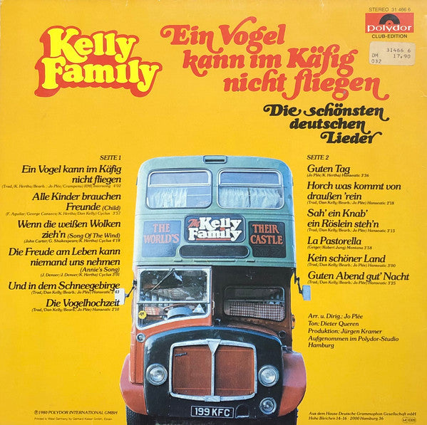 Kelly Family* : Ein Vogel Kann Im Käfig Nicht Fliegen (LP, Album, Club)
