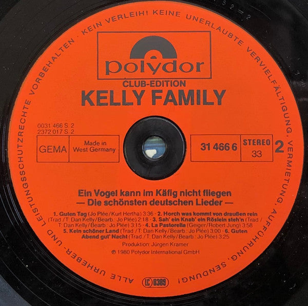 Kelly Family* : Ein Vogel Kann Im Käfig Nicht Fliegen (LP, Album, Club)