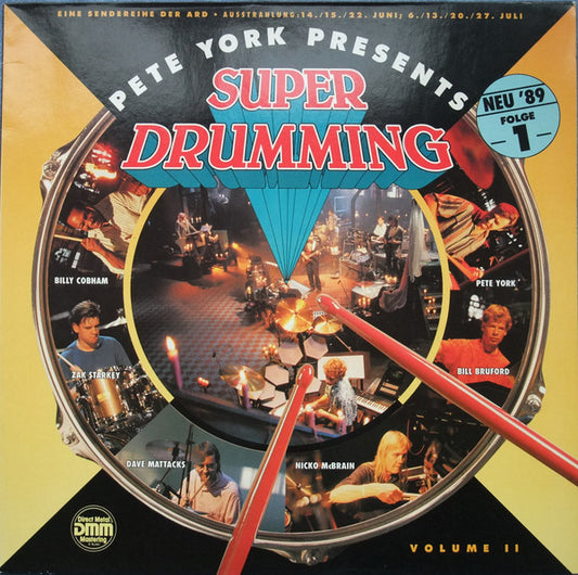 Pete York : Pete York Presents Super Drumming Volume II - Folge 1 ‎ (LP, Album, Dir)