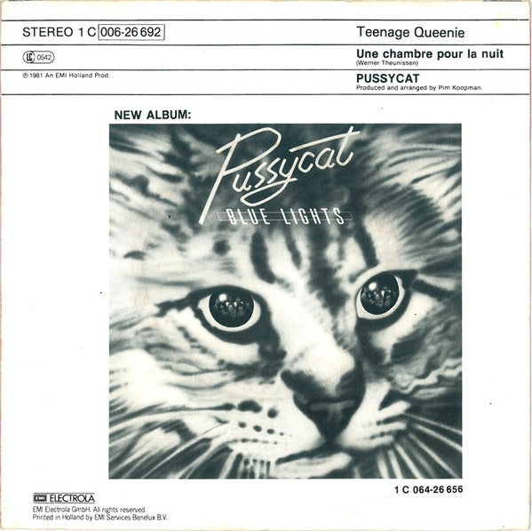 Pussycat (2) : Teenage Queenie (7", Single)
