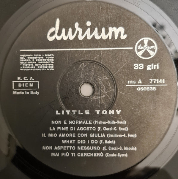 Little Tony : Riderà (LP, Album)