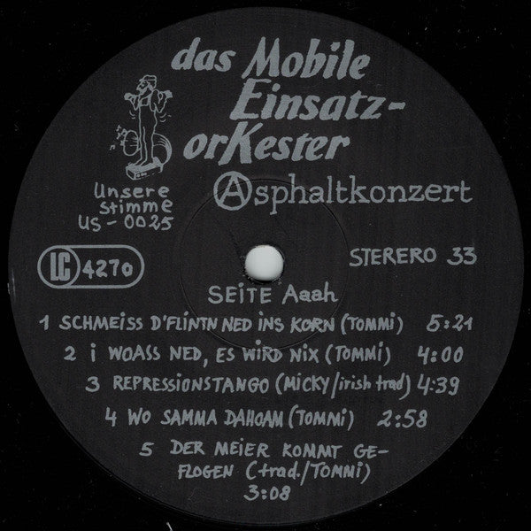 Das Mobile Einsatzorkester* : Asphaltkonzert (LP, Album)
