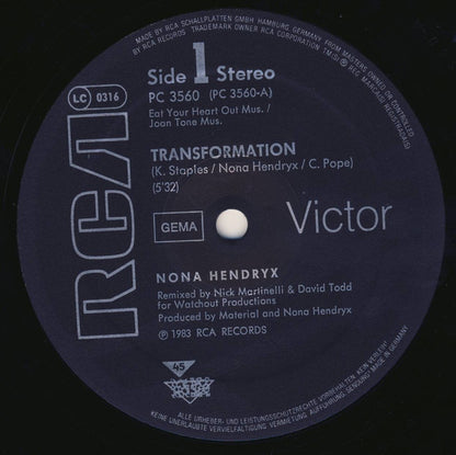 Nona Hendryx : Transformation (12", Maxi)