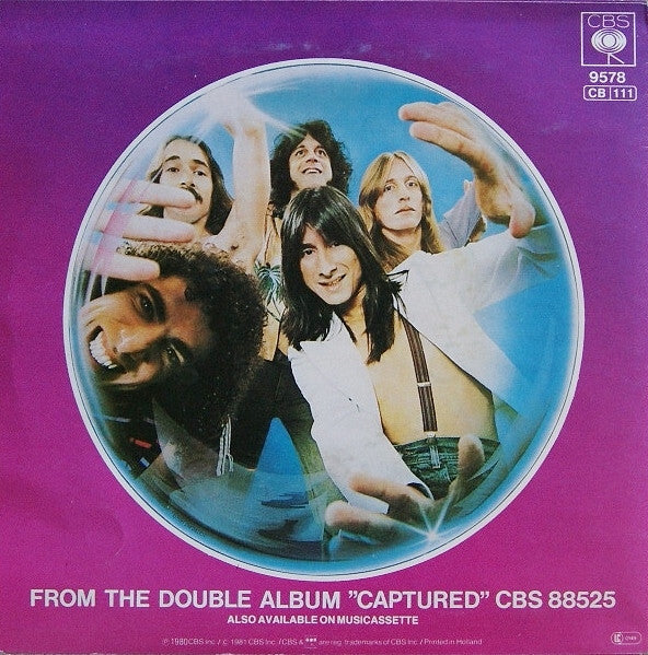 Journey : The Party's Over (Hopelessly In Love) / Wheel In The Sky (Live) (7", Single)