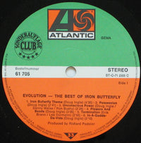 Iron Butterfly : The Best Of Iron Butterfly Evolution (LP, Comp, Club)