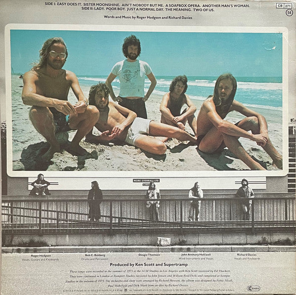 Supertramp : Crisis? What Crisis?  (LP, Album, RE)