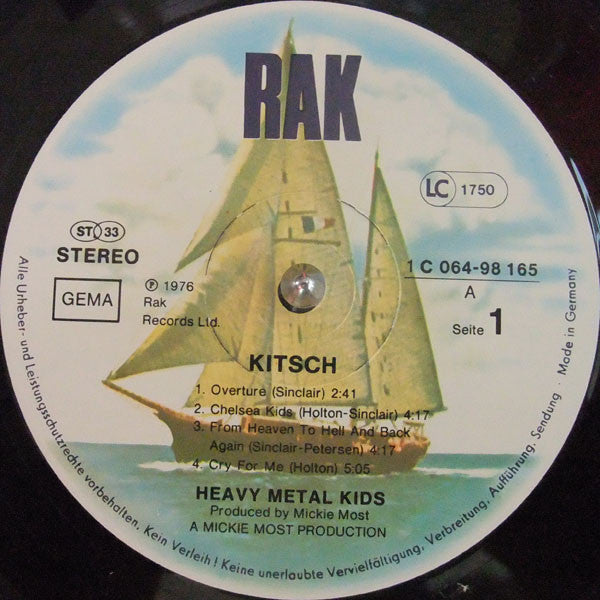 Heavy Metal Kids : Kitsch (LP, Album)