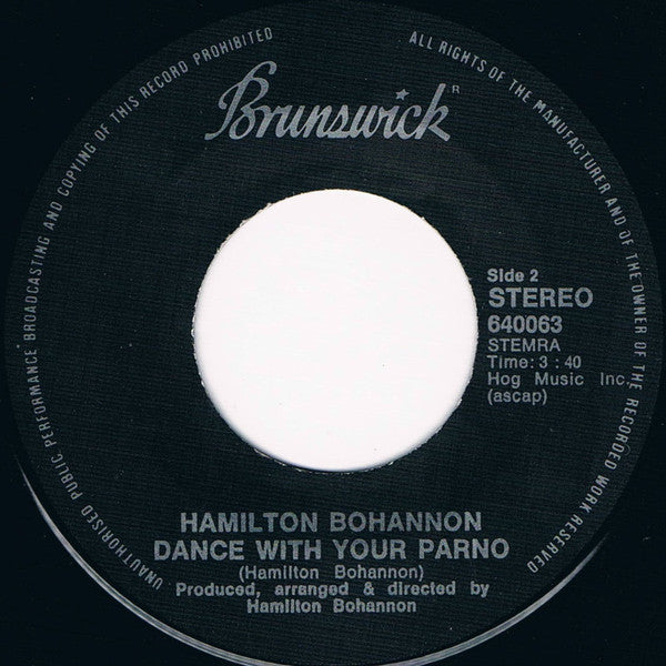 Bohannon* : Foot Stompin' Music (7", Single)