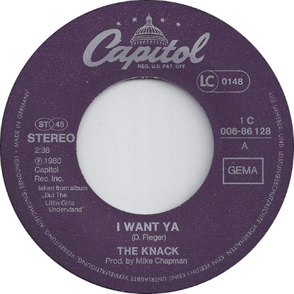 The Knack (3) : I Want Ya (7", Single)