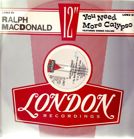 Ralph MacDonald : You Need More Calypso (12")