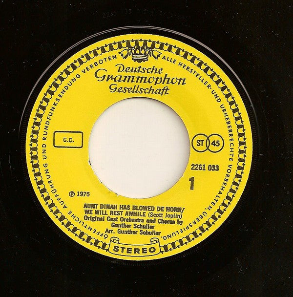 Gunther Schuller / Arthur Fiedler And The Boston Pops* : Aunt Dinah Blows The Horn / The Entertainer (7", Single)
