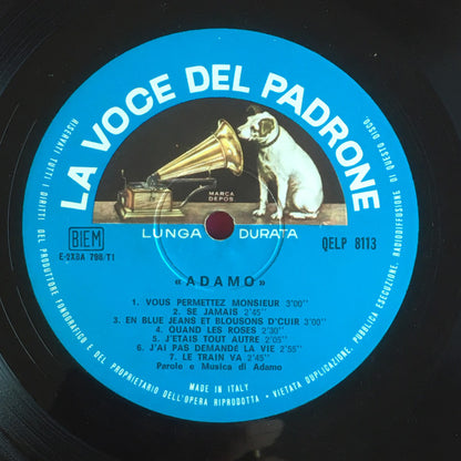 Adamo : Adamo (LP, Comp, RP, Blu)
