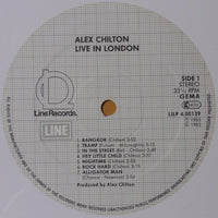 Alex Chilton : Live In London (LP, Album, RE, Whi)