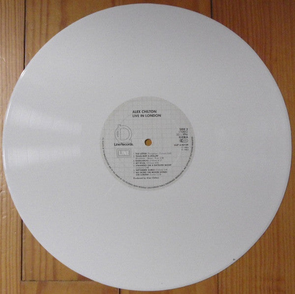 Alex Chilton : Live In London (LP, Album, RE, Whi)