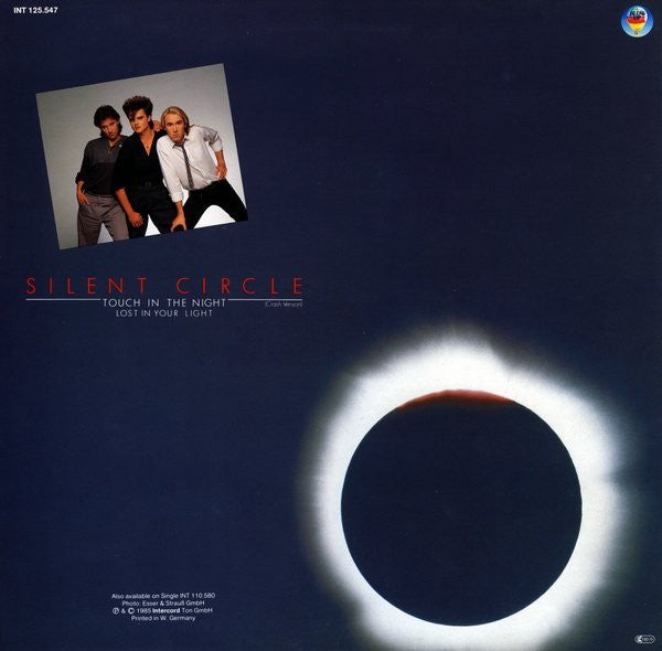 Silent Circle : Touch In The Night (Crash Version) (12", Maxi)