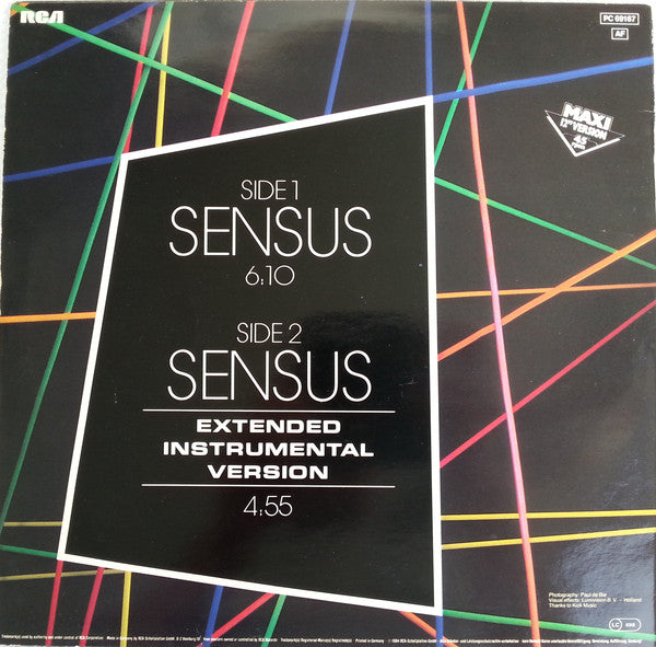 Sensus : Sensus (12", Maxi)